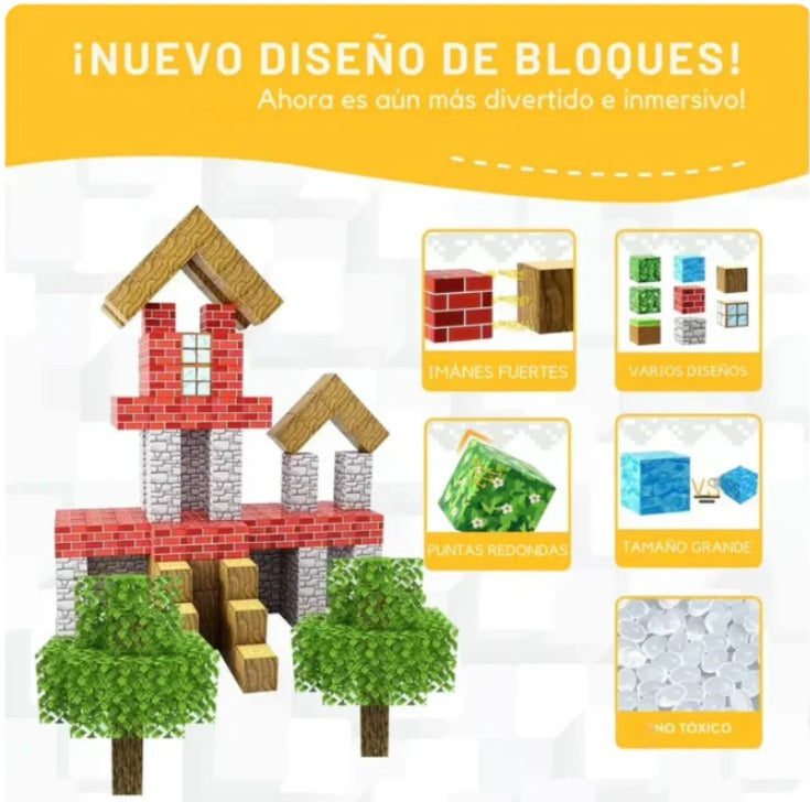 BLOQUES MANGNETICOS PREMIUM 75 PIEZAS