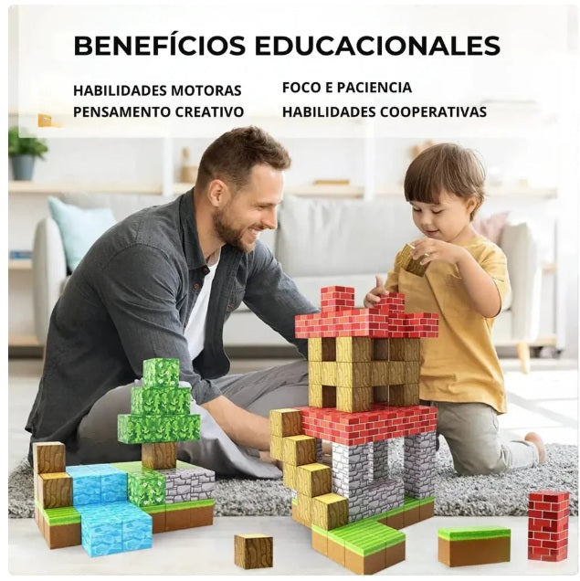 BLOQUES MANGNETICOS PREMIUM 75 PIEZAS
