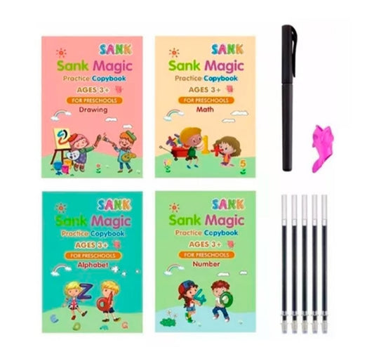 Set Cuaderno Magic Caligrafia